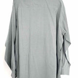 Ermenegildo Zegna Men's Navy White Size XL Stripe Button Down Long Sleeve Shirt