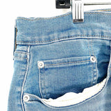 Levi's Women's Blue Size 33/16 Denim Distressed Shorts