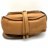 Chloe 2012 Marcie Medium Beige Saddle Bag Pebbled Leather Crossbody
