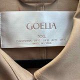 Goelia Women's Beige Size XXL Trench Coat