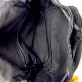 Anne Klein Satin Black Drawstring Mini BackPack