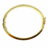 Mia Fiore .925 Sterling 14K GP Geometric Bangle