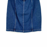 Madewell Women's Blue Size 28/6 pencil Denim Button Down Skirt