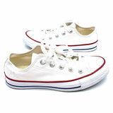 Converse Women's White Size 6 Lace-up Canvas Sneakers