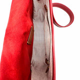 Coach Soft Tabby 26 Red Flap Leather Shoulder Bag