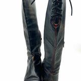 Bed Stu Manchester Women's Black Size 10 Riding Distressed Boots