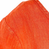 bryn Walker Women's Orange Size XL Shift Linen Short Sleeve Dress