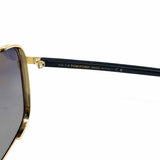 TOM FORD TF722-K Metal Black Gold Tone Square Sunglasses