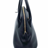 Miuur Kuma Black Half Dome Leather Satchel