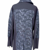 ANATOMIE Women's Navy Size L Zip Camoflage Jacket