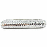 Worthington Gray Hinged Sequined Clutch
