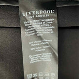 LIVERPOOL Women's Black Size XS Open Front Blazer