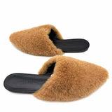 jenni kayne Women's Brown Size 40/9.5 shearling Mules