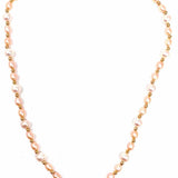 14K 585 Peach Beaded 17" Pearl Necklace