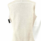 Patagonia Women's Off-White Size XL Turtleneck Zip Vest
