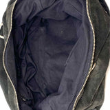 Club Monaco Black Hobo Suede Y2K Messenger Bag