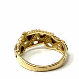Black Hills Size 6 10K Gold Leaves Ring