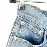 J Crew Denim Women's Light Blue Straight Cotton Blend Size 25 Jeans