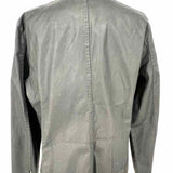 Eileen Fisher Women's Black Size PL Moto Waxed Cotton Jacket