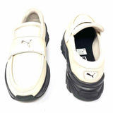 Puma Loafyr Women's White Size 8 Platform Leather Loafers