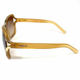 Vogue Light Brown Square Translucent Sunglasses