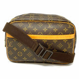 LOUIS VUITTON 2001 Reporter PM Brown Zip-Around Monogram Messenger Bag