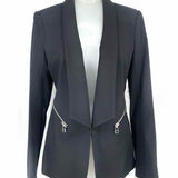 VERONICA BEARD Soft Long Women's Black Size 4 Blazer Textured Jacket