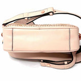 Michael Kors Beige Rose Camera Bag Studded Leather Crossbody