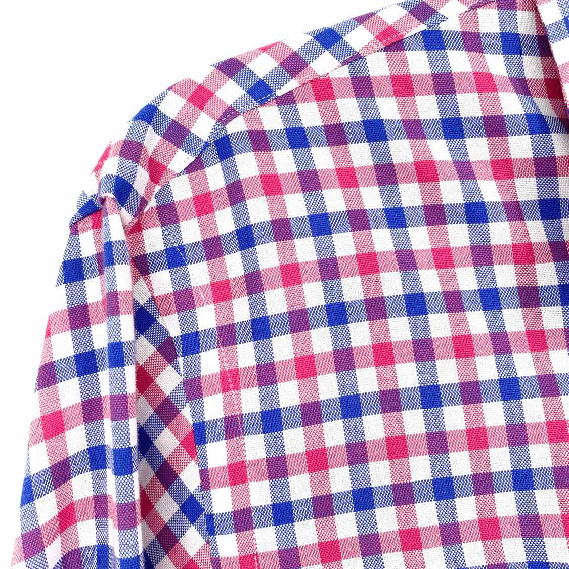 Ralph Lauren Men's Red White Blue Size M Button Down Cotton Long Sleeve Shirt