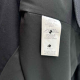 HELMUT LANG Women's Black Size 4 Inverted-Notch Collarless Blazer