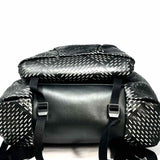 Bottega Veneta Black Foldover perforated BackPack