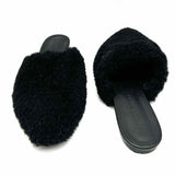jenni kayne Women's Black Size 40/9.5 shearling Mules