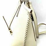 Brighton Oriana Small White Pebbled Leather Tote