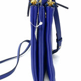 Celine 2013 Small Trio Royal Blue Pouch Leather Crossbody