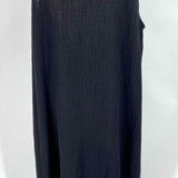 Eileen Fisher Women's Black Size 3X Midi Organic Cotton Sleeveless Dress