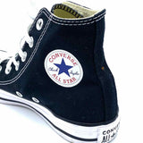 Converse Women's Black White Size 5.5 High Top Canvas Color Block Sneakers