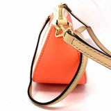 Kate Spade Flights of Fancy Grapefruit Coral Crescent Leather Crossbody