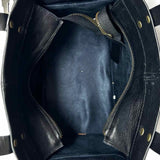 PARKER THATCH Small Mimi Black Pebbled Leather Tote
