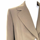 Tahari Women's Army Green Size 6 Collared Blazer