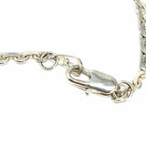 Estate 925 Sterling Silver Chain 18" Layered Necklace