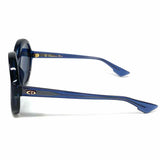Christian Dior Bianca Navy Oval Sunglasses