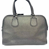 Coach Nolita Silver Boston Pebbled Leather Satchel