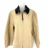 MNG Women's Beige Size M Zip Canvas Jacket