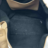 Stuart Weitzman Beige Hobo Leather Shoulder Bag