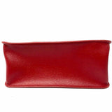 Furla Julia Medium Red Flap Leather Satchel