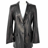 rag & bone Charles Women's Black Size 0 Leather Blazer