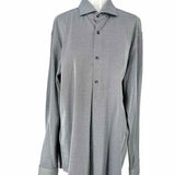 Boss by H. Boss Men's Black White Size XL Button Down Long Sleeve Shirt