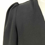 Sezane Abelia Women's Black Size 32/0 Faux Wrap Long Sleeve