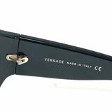 Versace Black Butterfly Logo embellished MOD 413-B Sunglasses