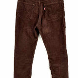 Levi's Women's Brown Size 27/4 Straight Corduroy Pants
